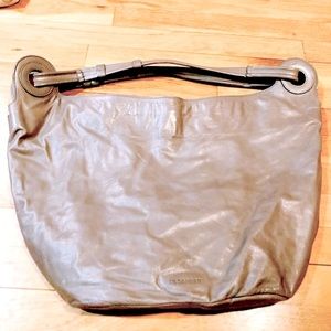 JIL SANDER leather large tote bag